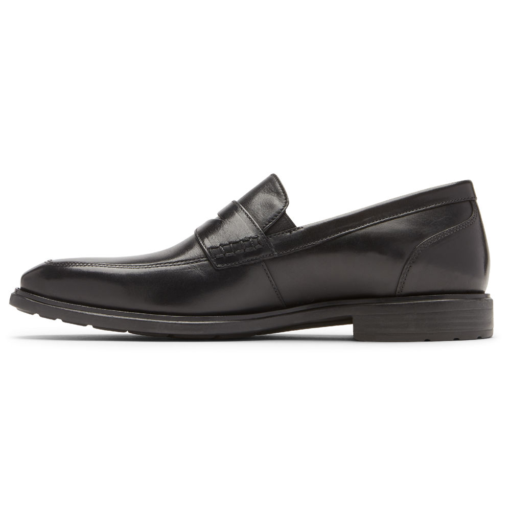 Rockport Mens Dres Sports Business 2 Penny - Loafers Black - UFM912780